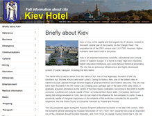 Tablet Screenshot of kiev-hotel.net